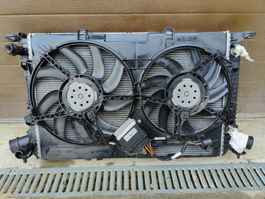 Porsche macan 95b 2.0 касета радиаторов в зборе с интеркулером