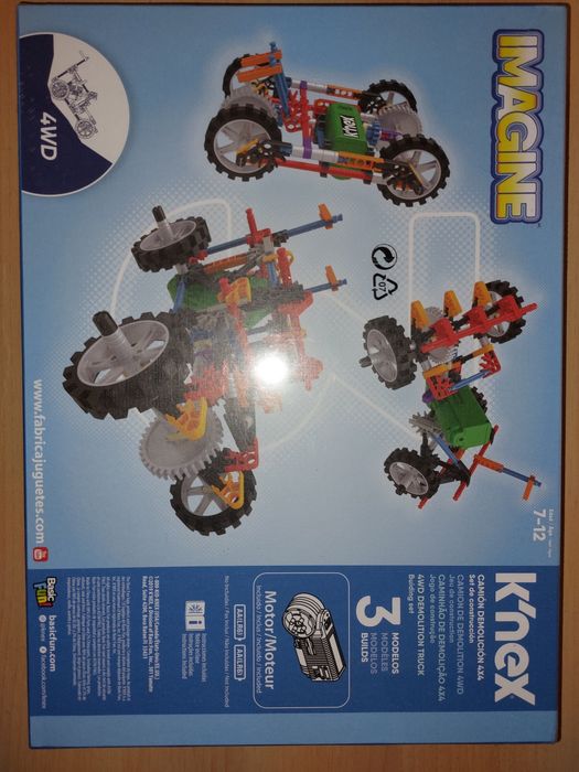NOVO e SELADO : Camião de Demolição 4x4 - K'nex 3 em 1