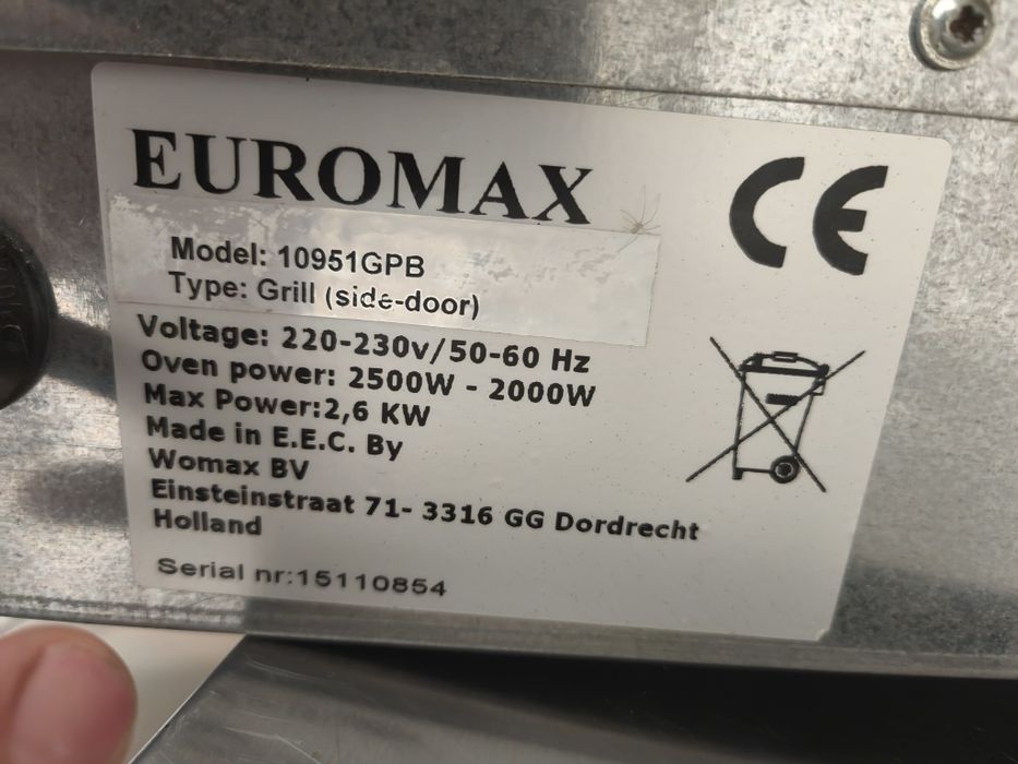 Піч конвекційна Euromax + Гриль