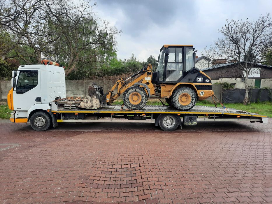 Laweta pomoc drogowa transport koparka widlak bus kamper przyczepa