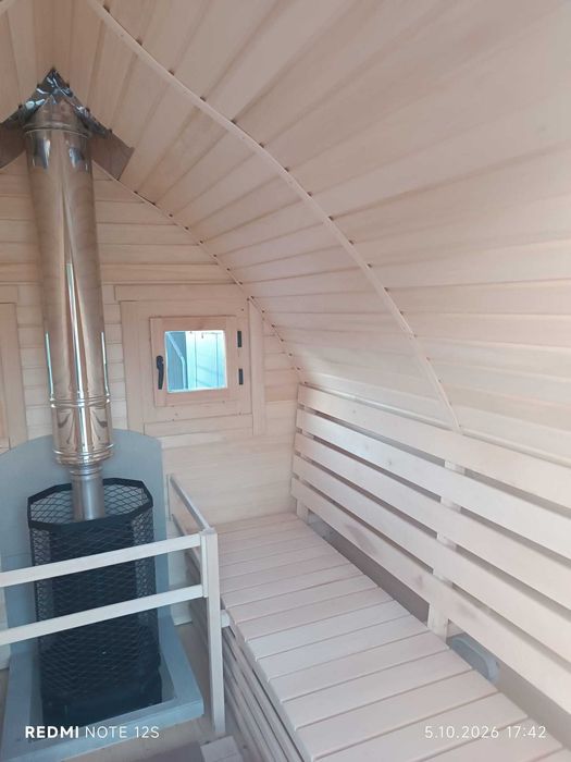 Sauna Ogrodowa opalana drewnem 260x260