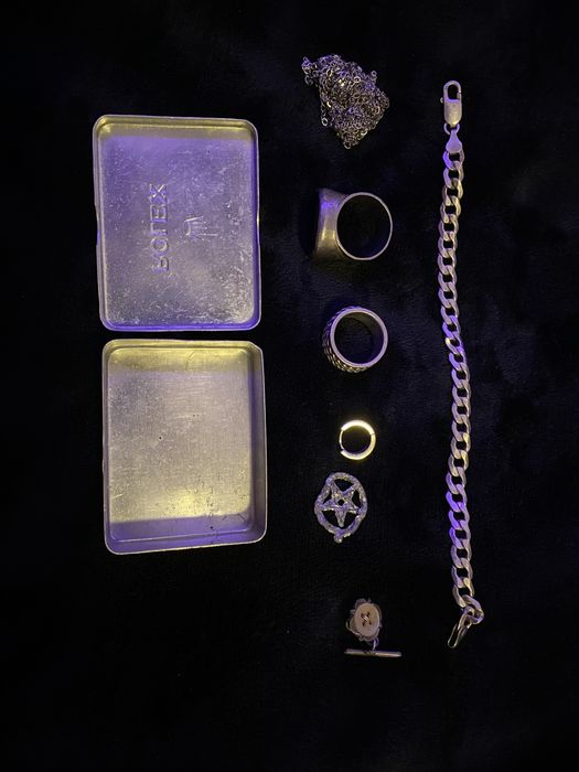 Comjunto de joalharia em prata