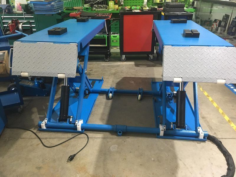 Elevador tesoura/esteira 1 metro 3000kg