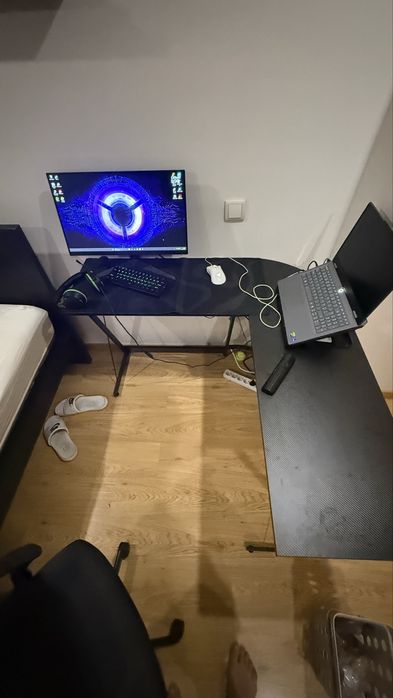 Mesa gaming em L 120x120
