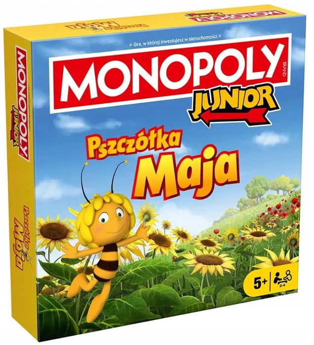 Monopoly Junior. Pszczółka Maja. Winning Moves. Nowy Produkt