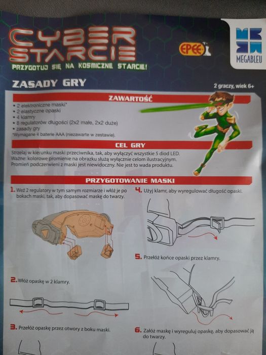 Cyberstarcie, zabawka interaktywna Epee
Epee, Cyberstarcie, zabawka in