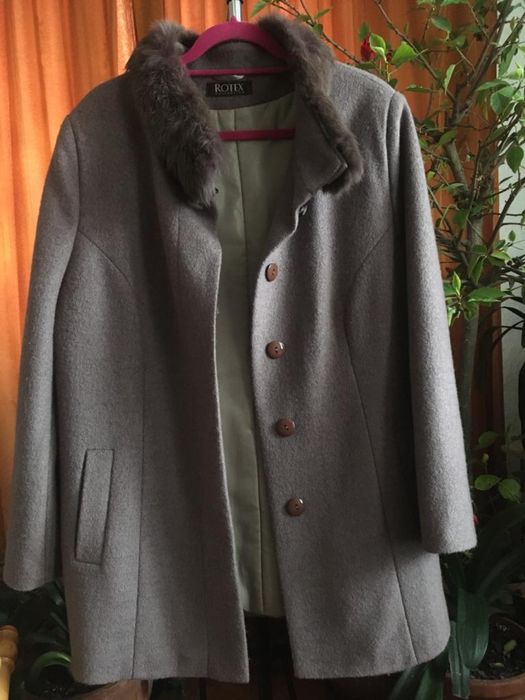 Płaszcz wełniany Rotex - rozmiar 52.