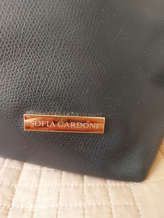 Sofia Cardoni skórzany czarny plecak skóra naturalna made in Italy