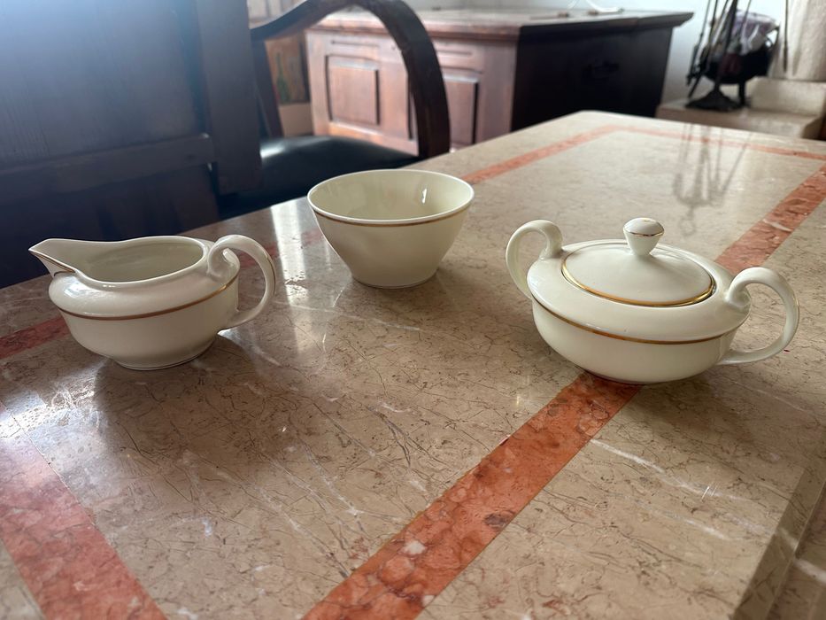 Peças de serviço de chá art deco Vista Alegre