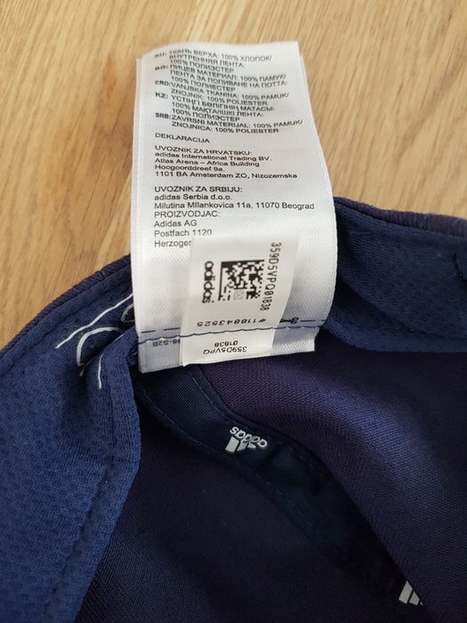 Adidas czapka z daszkiem czapeczka Uniwersalny
