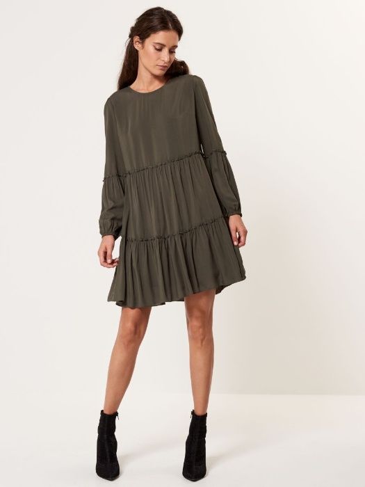 Sprzedam sukienkę mohito khaki rozmiar 34