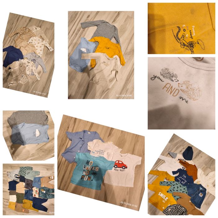 Paka ubrań rozmiar 68