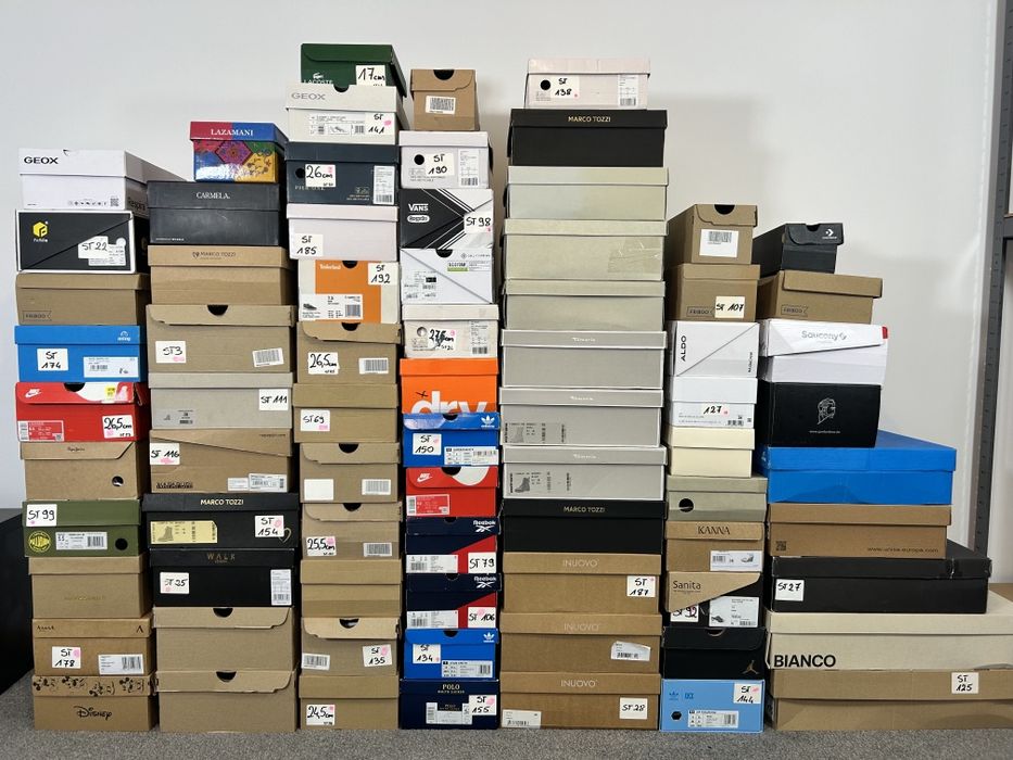 Stock Obuwie Paleta Buty 100% Kat. A – Top Modele – Nike - Moschino...