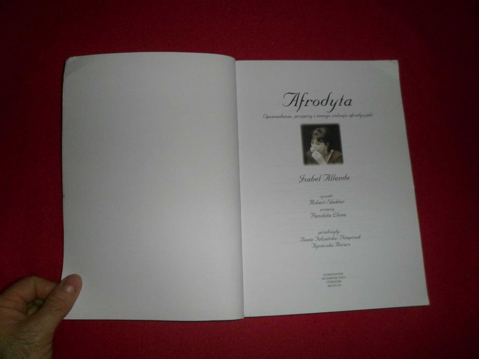 Isabel Allende - Afrodyta Opowiadania, przepisy i innego rodzaju afrod