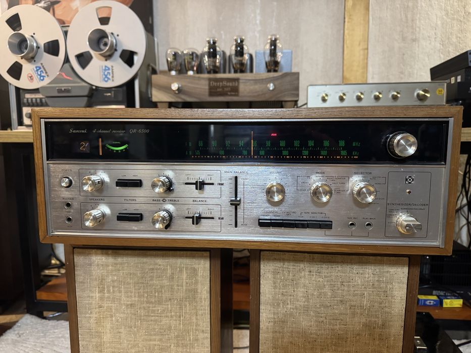 Sansui QR 6500 potężny Monster Amplituner -  kwadro.
