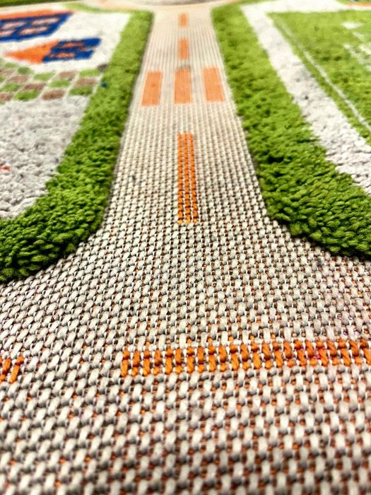 Dywan dziecięcy  3D trójwymiarowy  Miasto ulice