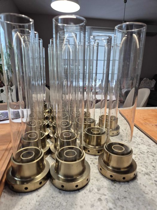 Świeczniki na długie świece ślub święta zdjęcia sesja ślubna ślubne