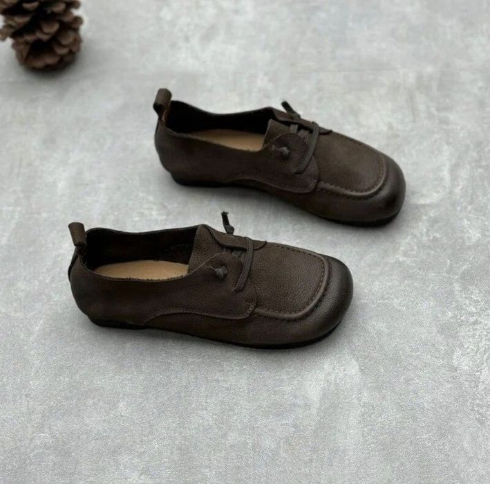 Шкіряні туфлі макасини жіночі