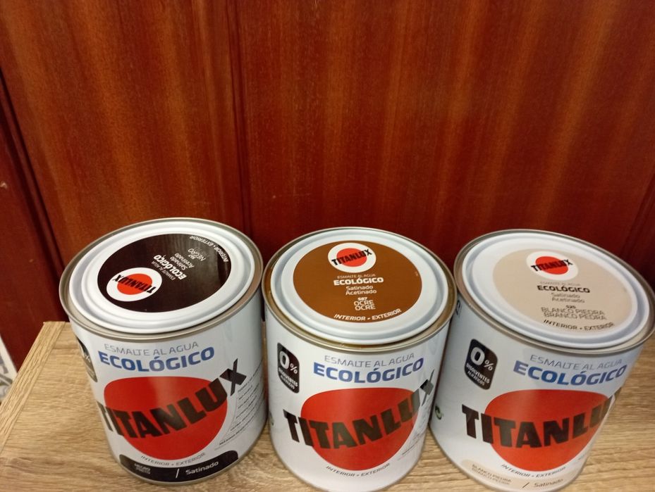 Tintas Titanlux Ecológicas (3 unidades) novo