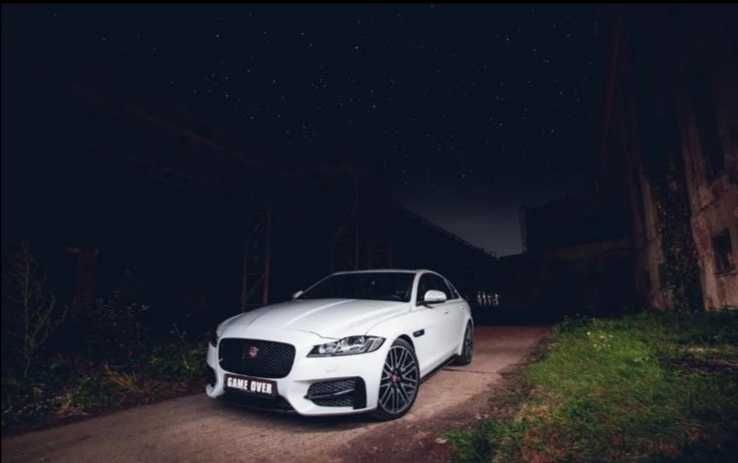 Auto do ślubu Jaguar XF biały