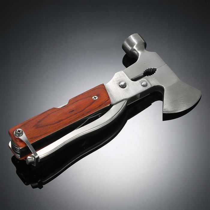 Multitool 12w1 młotek kombinerki scyzoryk survival