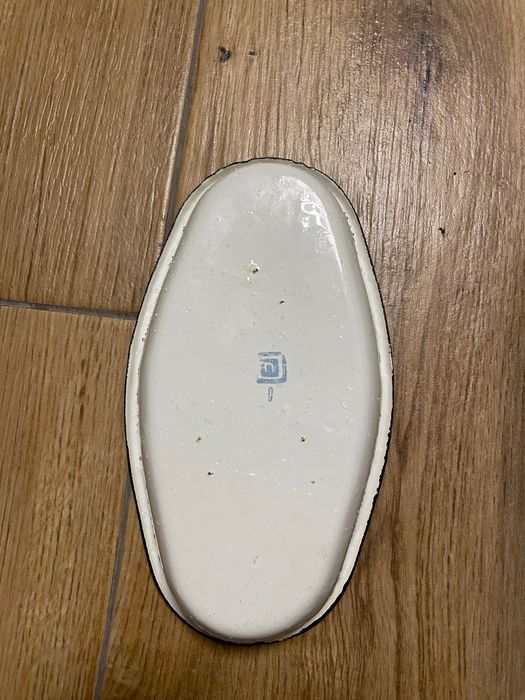 Емальована тарілка для оселедця, для консервації