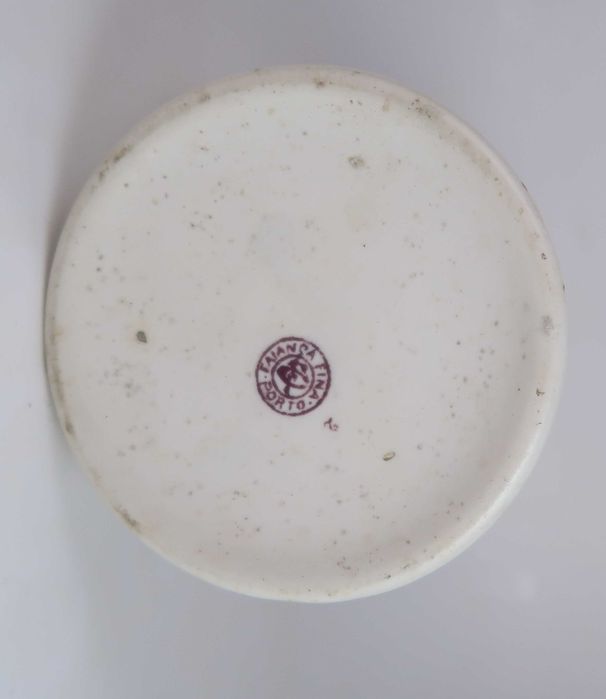 Grande caneca em faiança do Carvalhinho do Séc. XIX (rara)