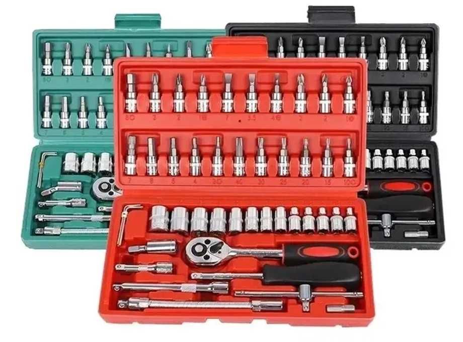 Набори інструментів від 40 до 216ел Наборы инструментов головок ключей