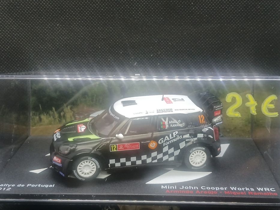 Miniatura 1:43 Mini Cooper WRC Armindo Araujo Rally  de Portugal  2012