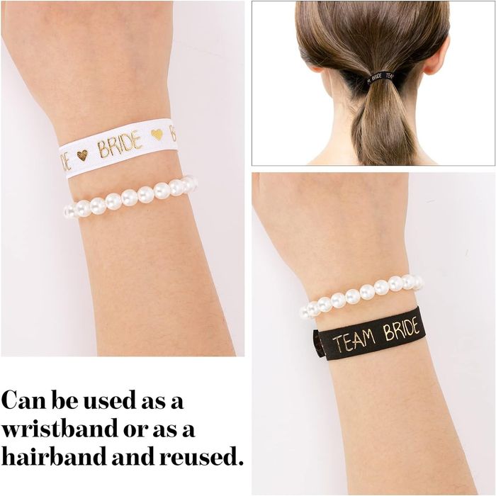 Casamento / despedida de solteira / noivado pulseiras equipa e noiva
