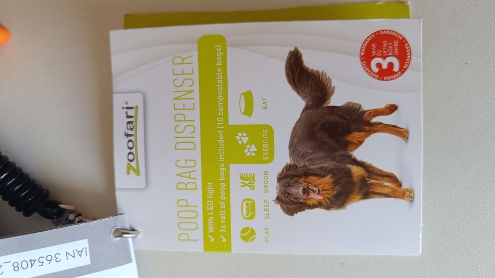 Диспенсер, повідок, нашийник для вигулу собак Zoofari
