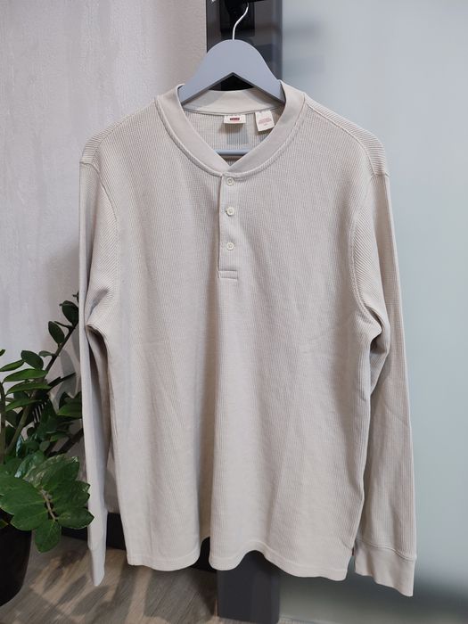 Чоловічий лонгслів Levi's розмір L,світлий реглан,брендовий лонгслів