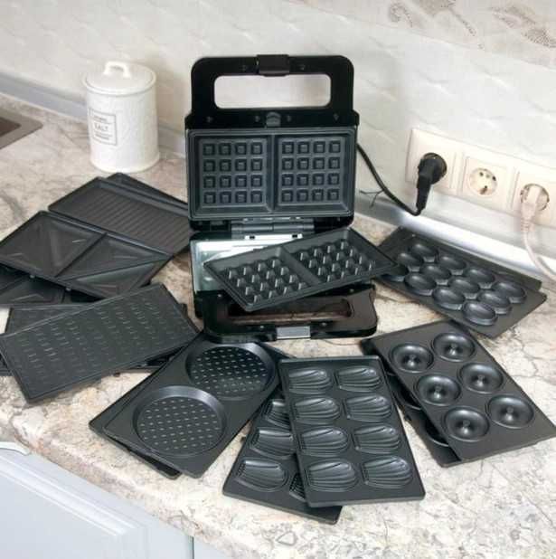 Вафельниця мультимейкер гриль 8в1 Zepline 2200W