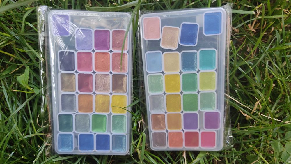 Акварель перламутрова 48 кольорів