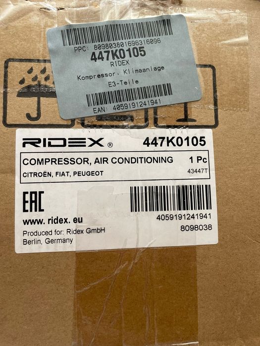 Compressor de Ar Condicionado, RIDEX