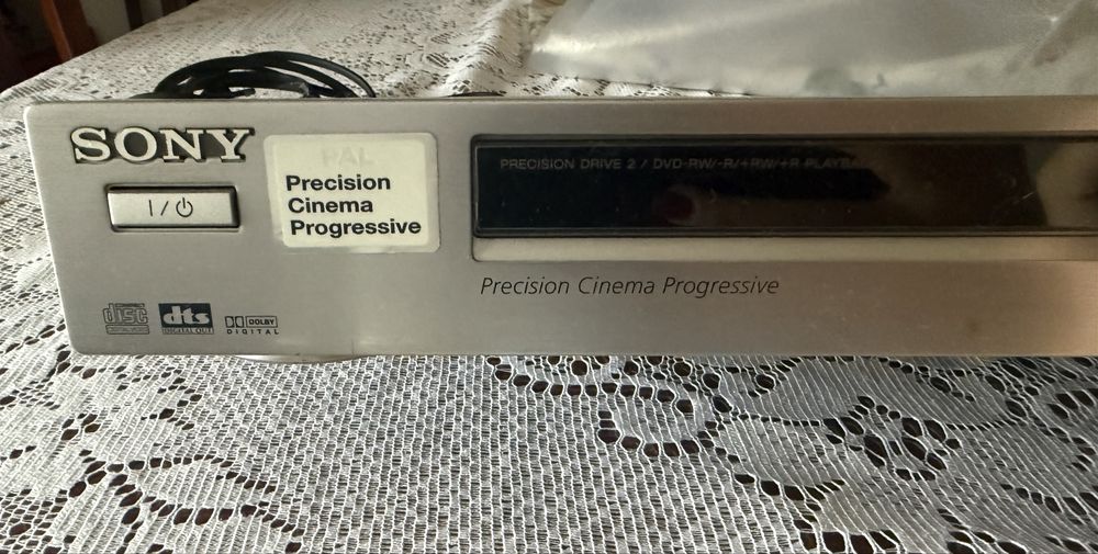 Leitor DVD cinza da Sony