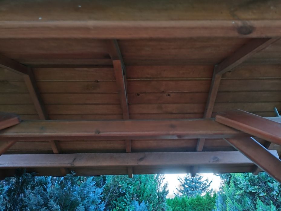 Huśtawka ogrodowa dębowa