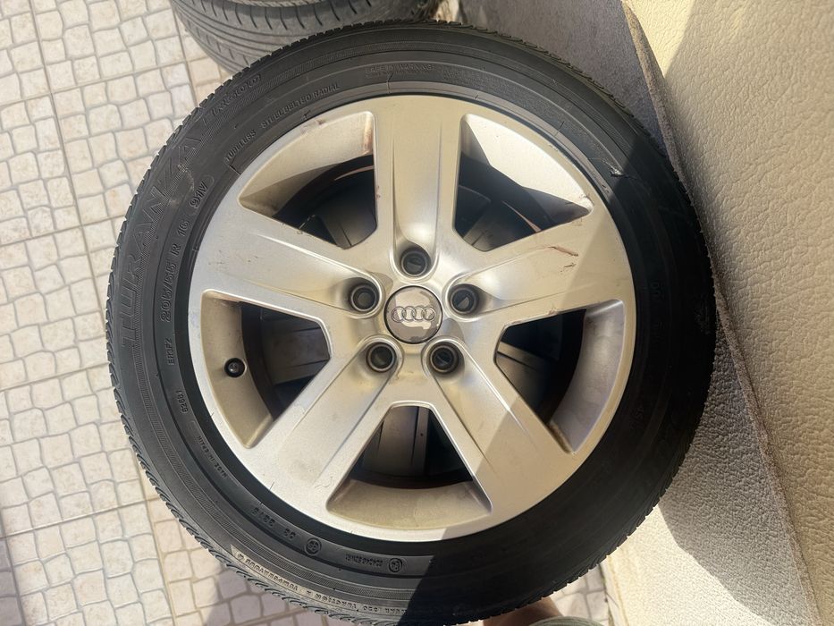 Jantes Audi R16 5x112 7J  ET42 C/Pneus
