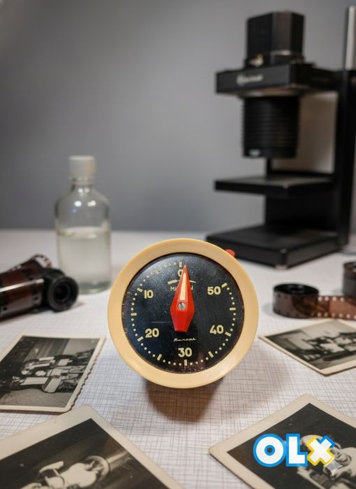 Фототаймер Янтар Янтарь СССР 60 хв. для фотопечати /фотодруку Вінтаж .