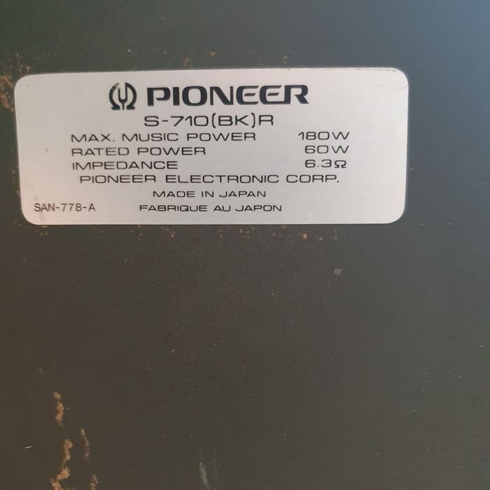Kolumny Pioneer S 710 REZERWACJA