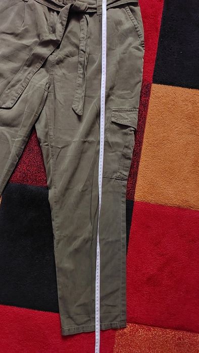 Lekkie spodnie khaki cargo damskie