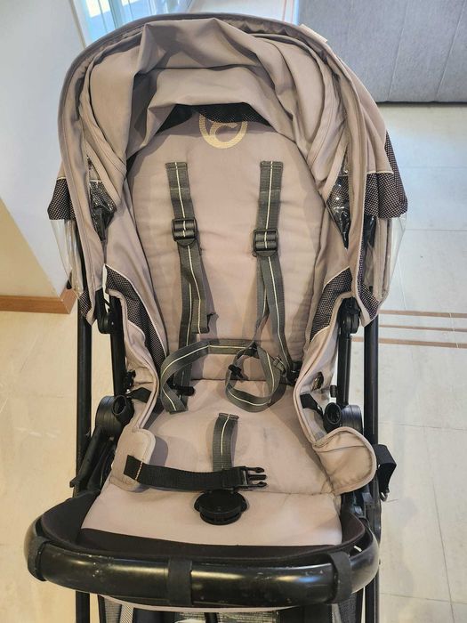 Pacote Bebé Completo: Trio Cybex + Cama de Viagem + Colchão + Moises eletrico Chicco