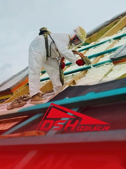 Docieplanie Pianą PUR Poddaszy | Ocieplanie pianką Stropów | Dachów