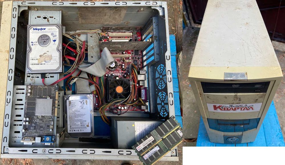Настольный пк домашний компьютер комп в сборе или по запчастям