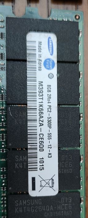 8GB DDR2 Samsung HP