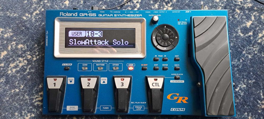 Roland GR-55 - syntezator gitarowy - rozszerzone możliwości