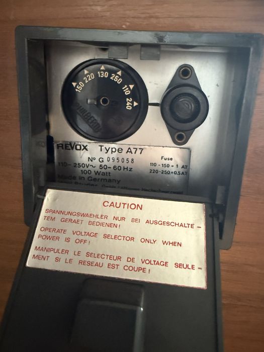 Revox A77 z dolby Magnetofon szpulowy