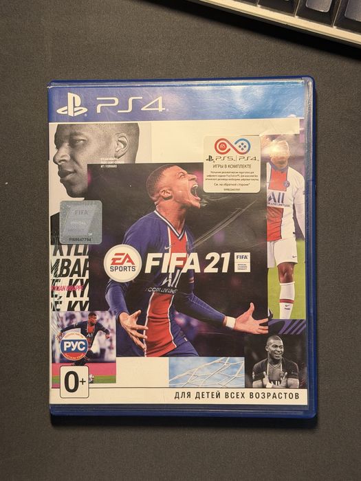 FIFA 21 диск для PS4