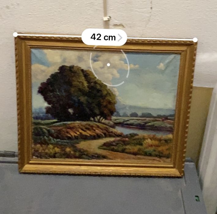 Quadro Óleo sobre tela “Natureza”