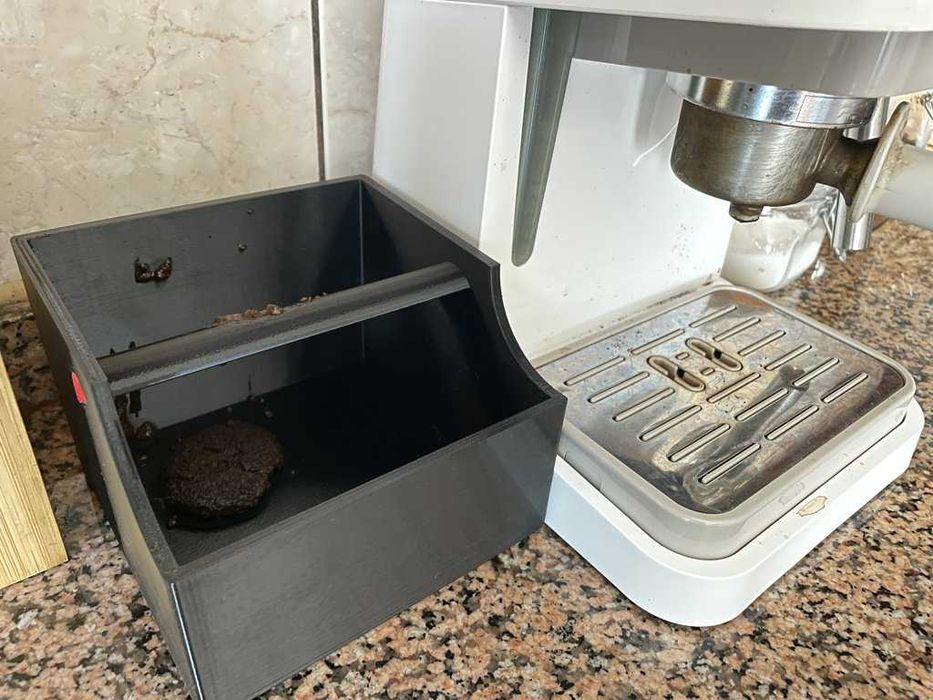 Caixa para borras de café (knock box) – PETG 3D